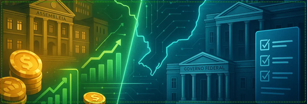 Comparação entre Iniciativas Regionais e Política Federal