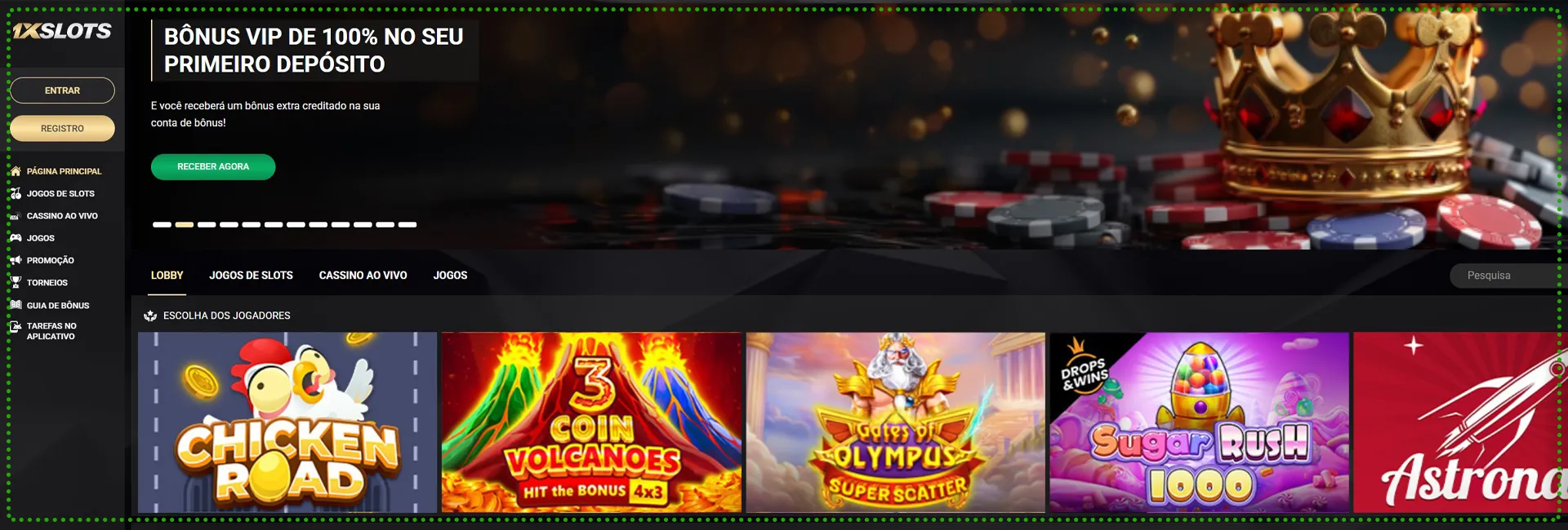 Por que os jogadores brasileiros escolhem cada vez mais o 1xSlots