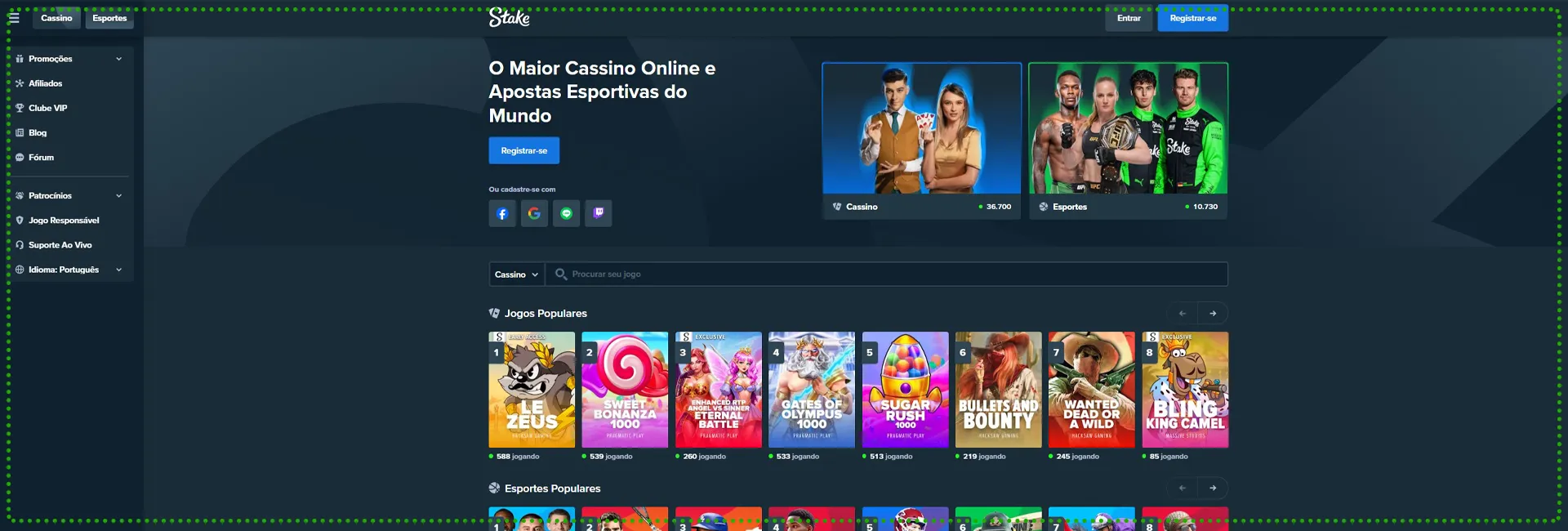 Stake Casino no Brasil